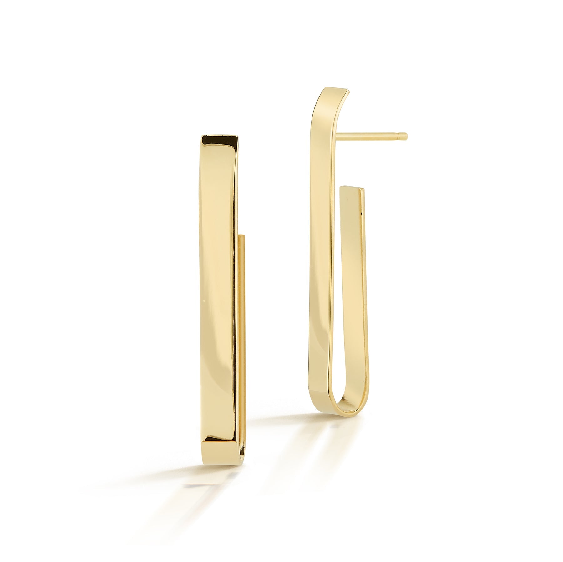 Bait Linear Post Earring – Minimalist Design with Seamless Flow