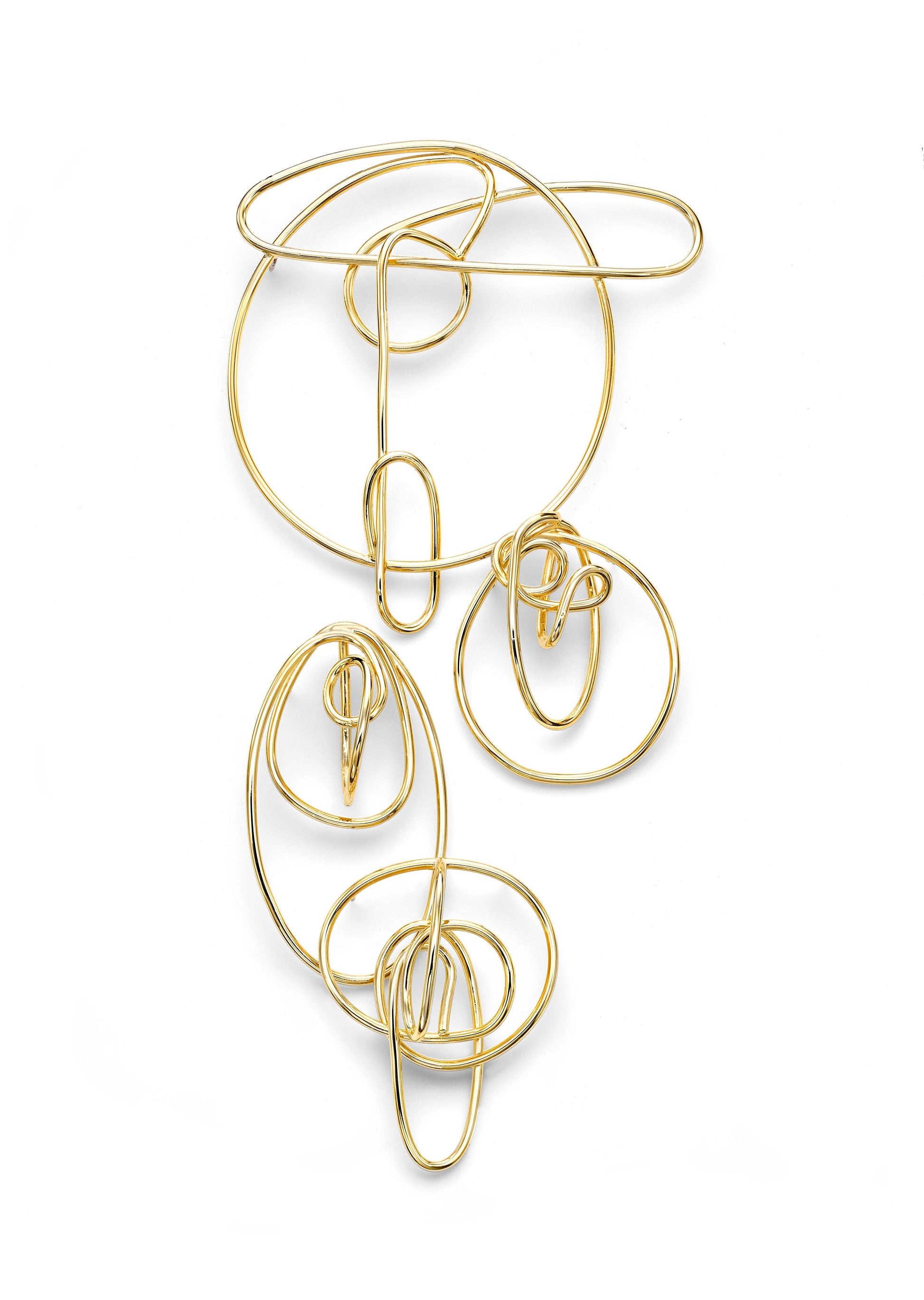 Croquis Pin – Freeform Wire Sculpture