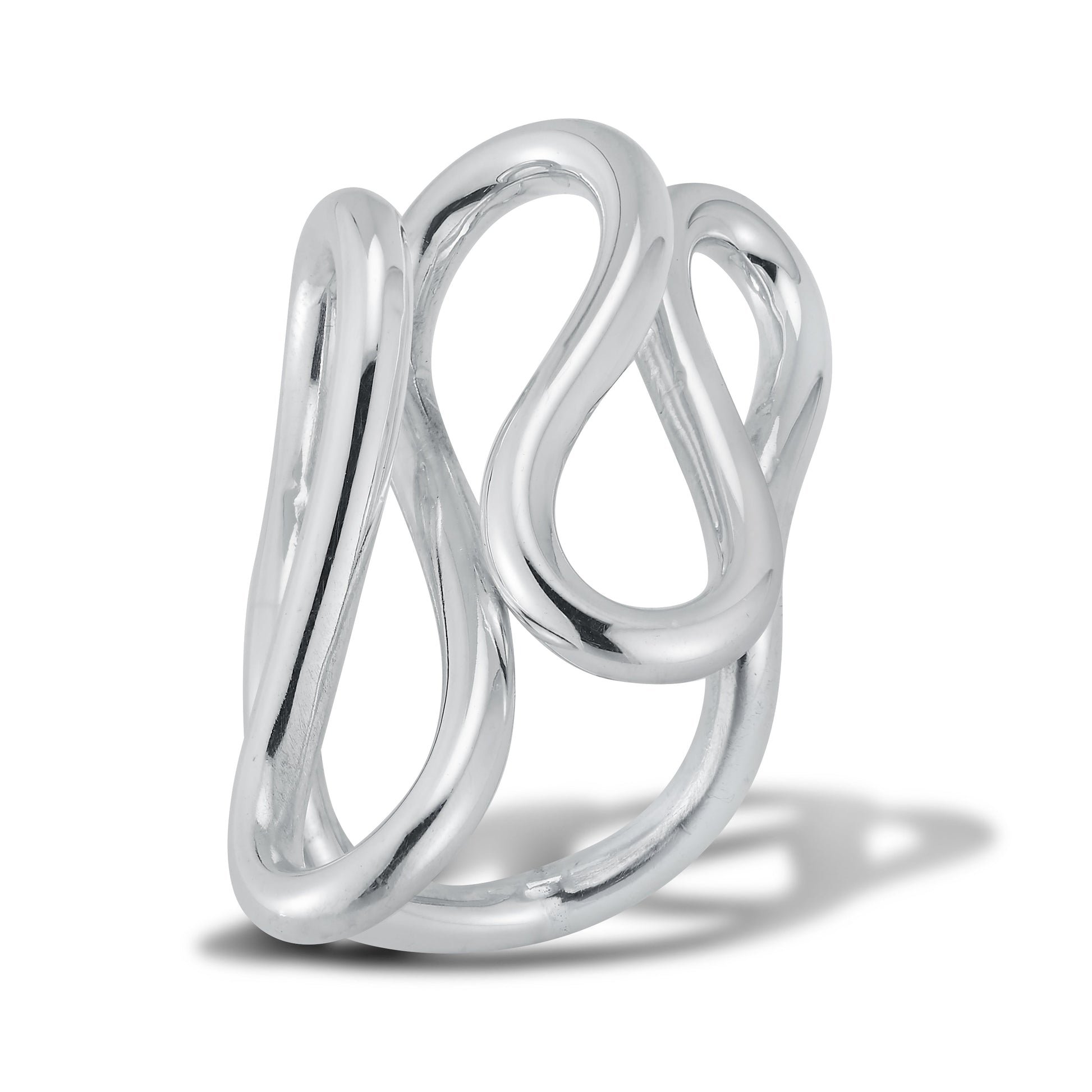 Flow Ring – Freeform Handcrafted Sterling Silver Design