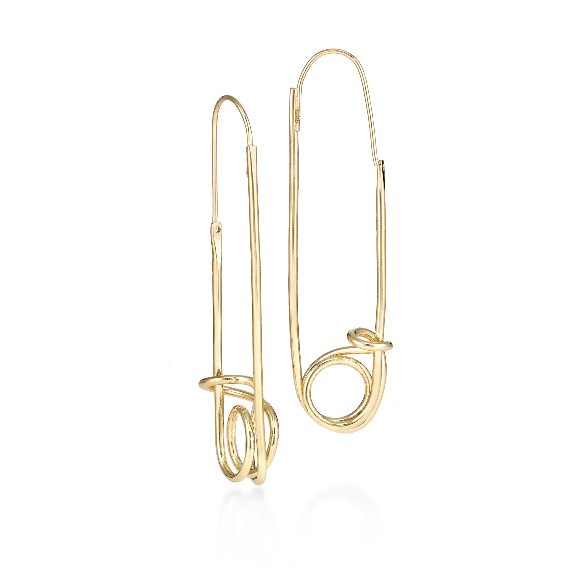 Safety ©️ Drop Earring – Seamless Wire Design