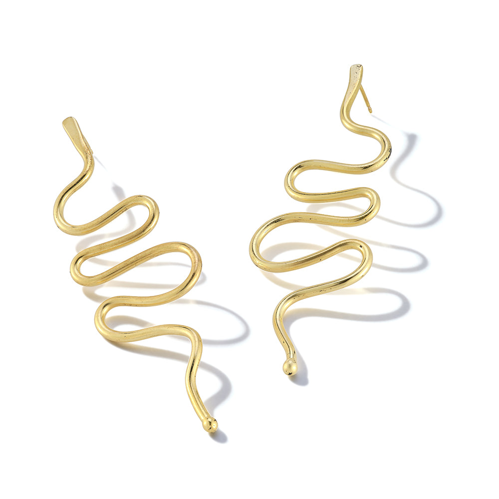Serpens Earrings – Elegant, Serpent-Inspired Design