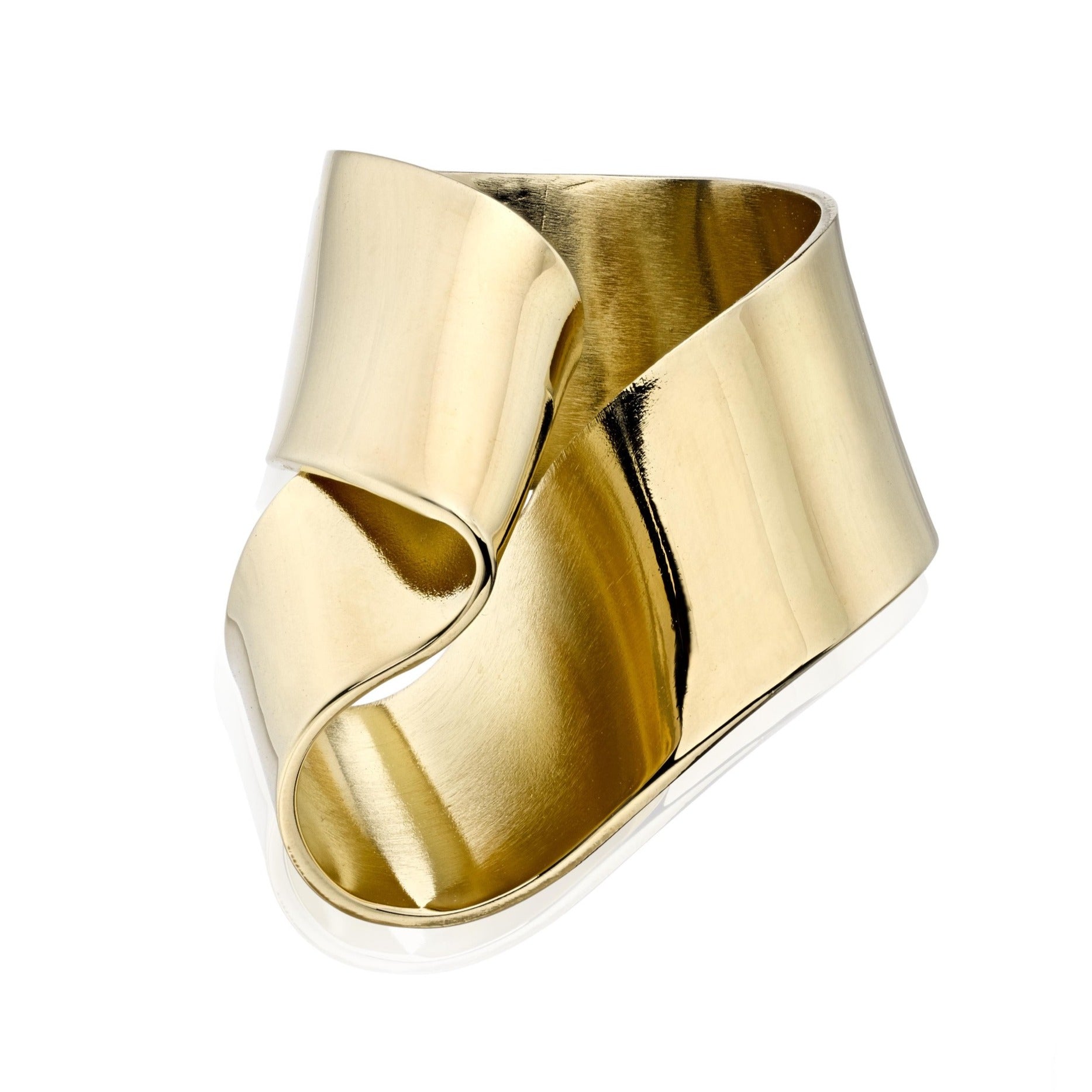 S Ring – Handcrafted Twisted Metal Design