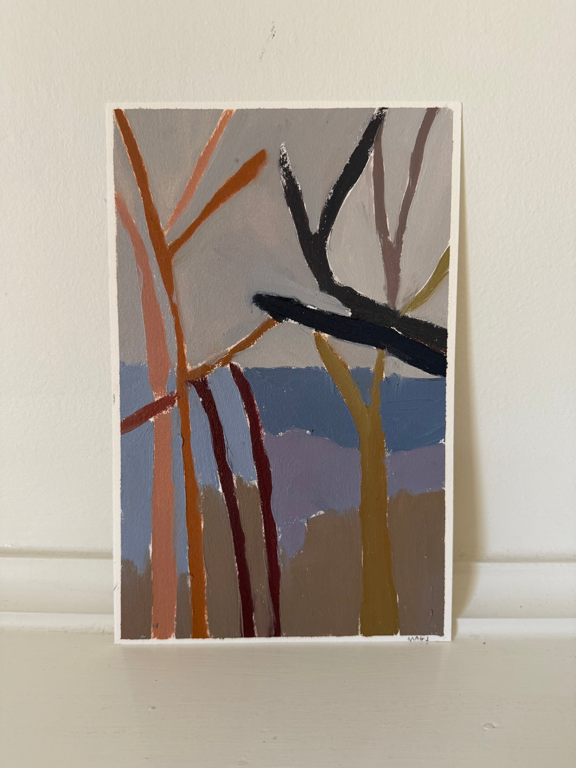 Cloudy Lookout Trees