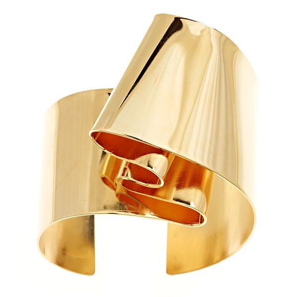 Double Fold © Cuff Bracelet – Bold Folded Brass Statement
