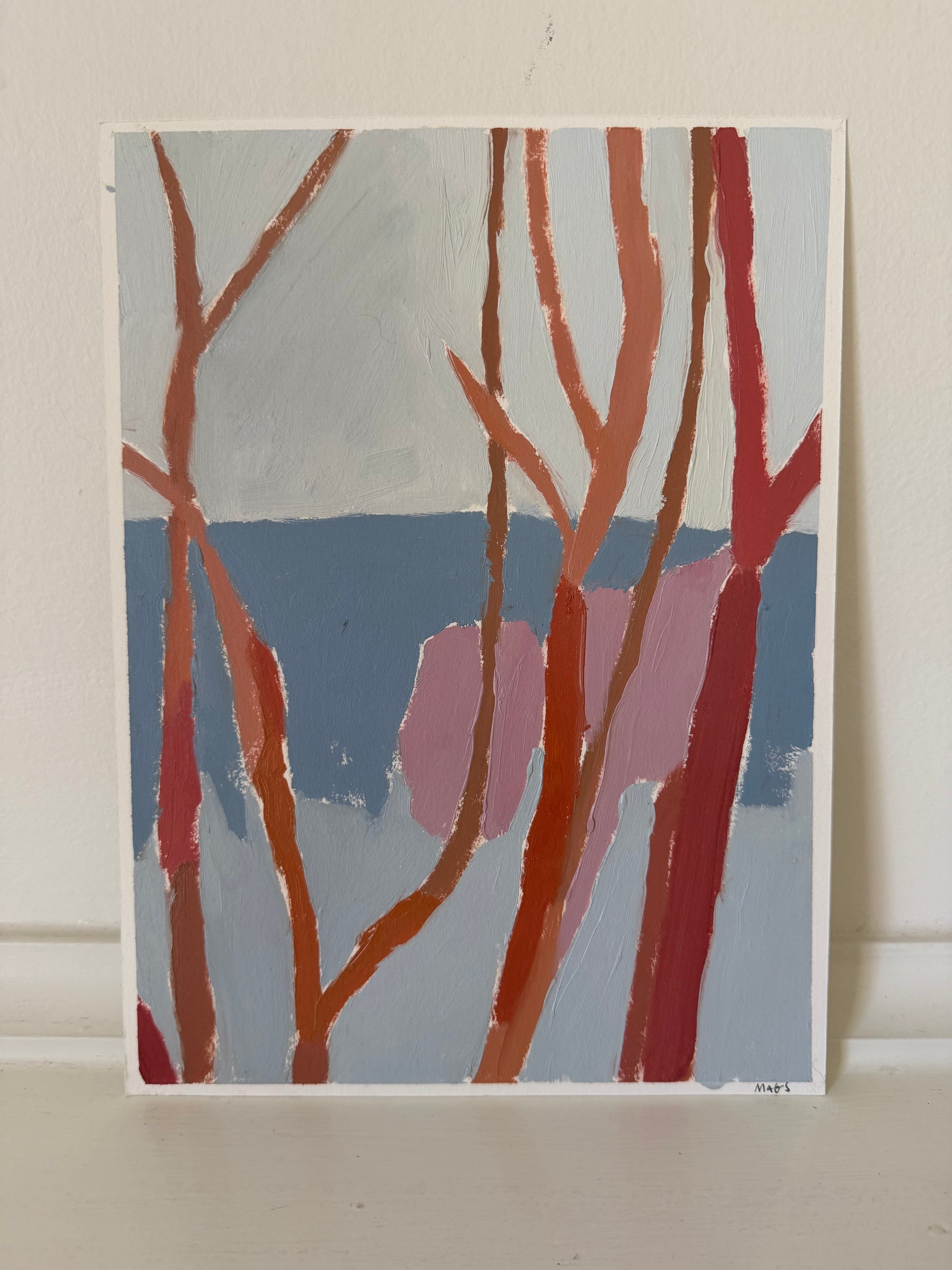 Red Orange Lookout Trees